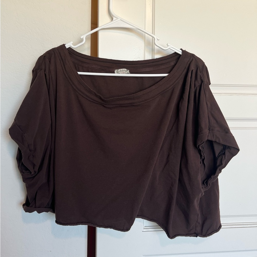 Free People Cropped Tee